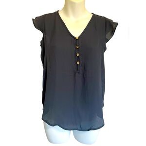 Loft Outlet Gray Top Size XXS Petite NWT